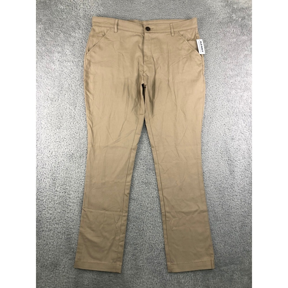 Old Navy Pants Girls 18 Plus (34x29) Tan NWT Skinny Stretch Chino